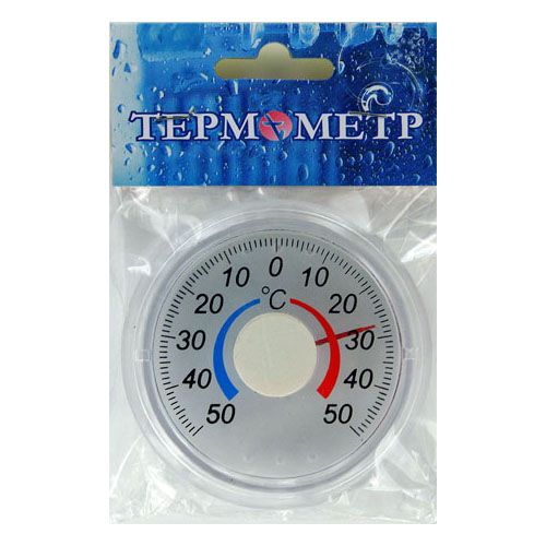 Термометр оконный круглый «Биметаллический»