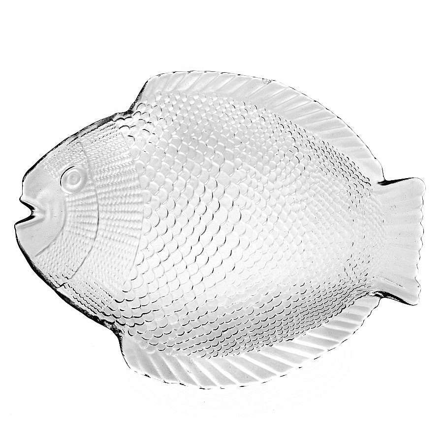 MARINE Тарелка рыба 196*160мм (Бор)