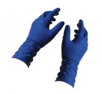 Перчатки латексные синие (в25 пар) High R 210(215)
