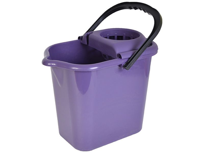 Ведро 10л с отжимом фиолетовый