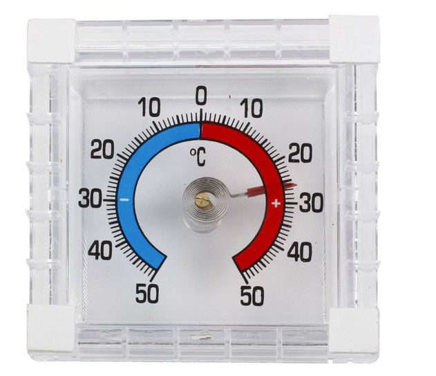 Термометр оконный биметалл квадрат