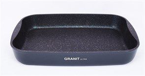 Противень 365х260х55, АП линия «Granit Ultra» (blu