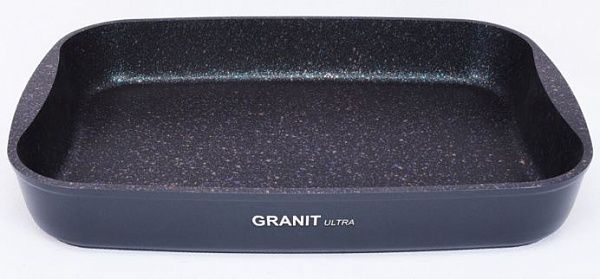 Противень 335х220х55, АП линия «Granit Ultra» (blu
