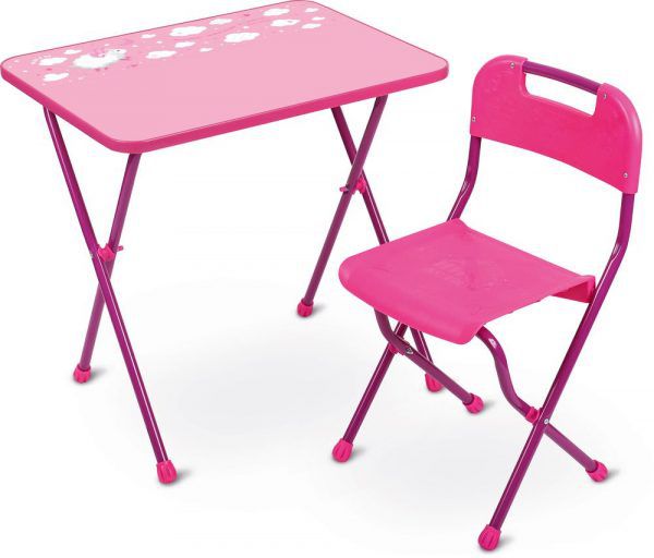 Комплект АЛИНА 2 детский складной (стол+стул)