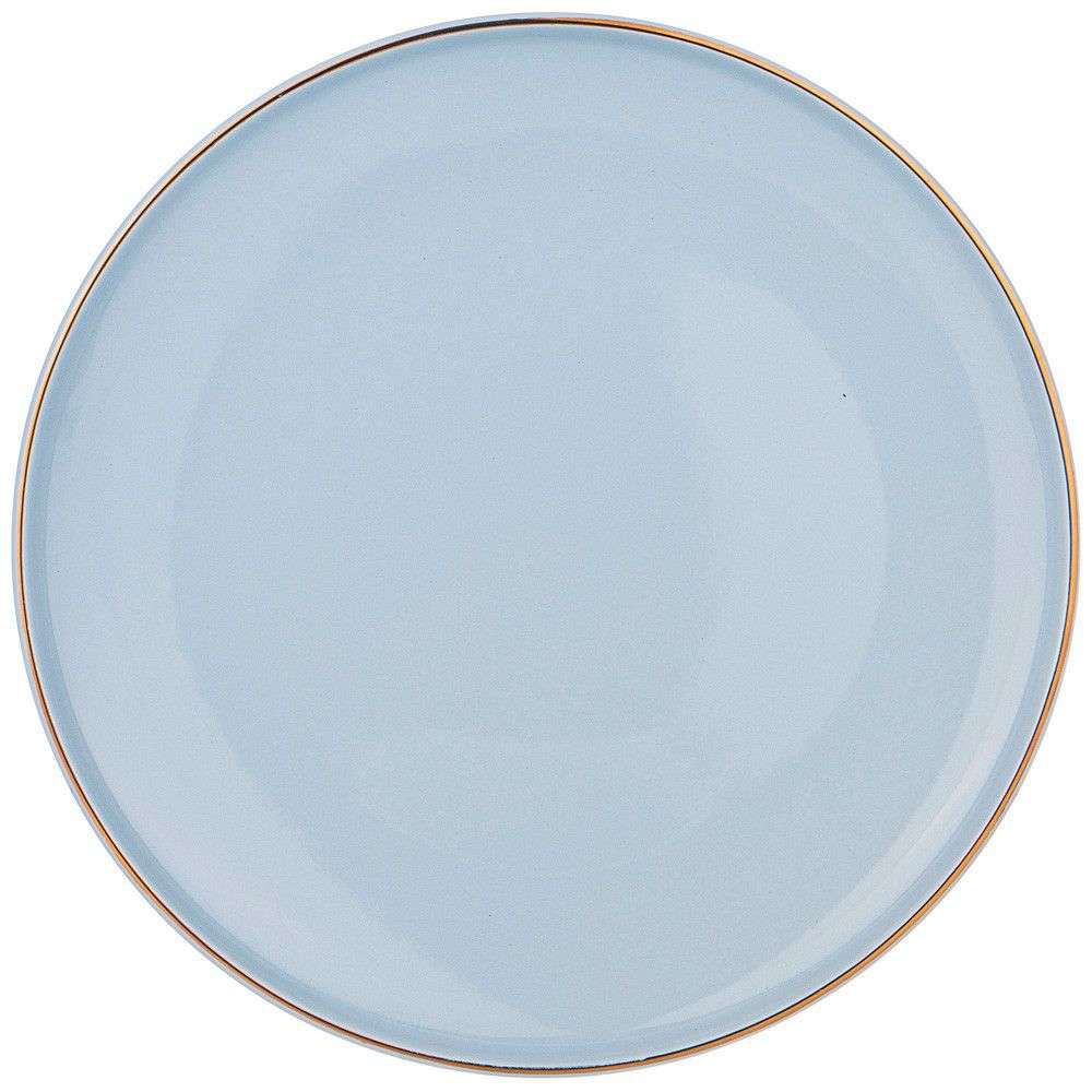 Тарелка закусочная BRONCO «SOLO» Бледно-голубая 20