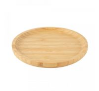 Тарелка круглая д20,5*1,5см (бамбук сервировка)