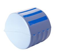 Держатель для туалетной бумаги голубой пастельный