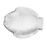 MARINE Тарелка рыба 250*360мм (Бор)